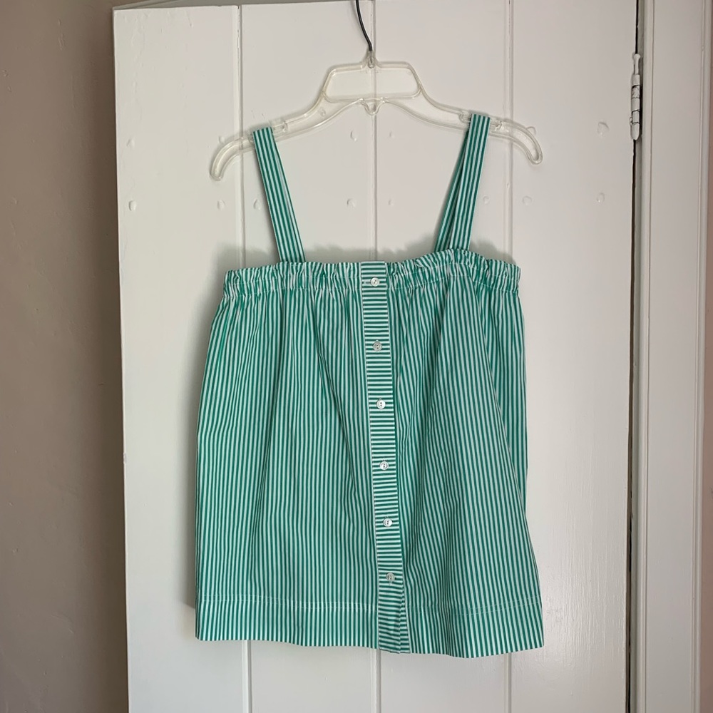 JCrew Pinstripe Tank Top